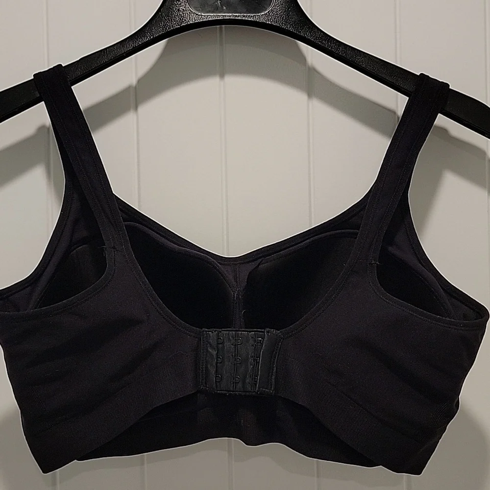 Shapermints Truekind Black Wireless Seamless Bra Size XXL